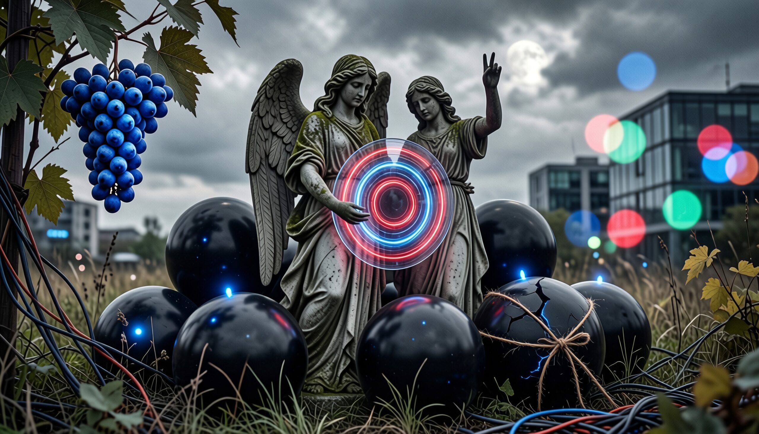 Futuristic Angels and Orbs Mystique