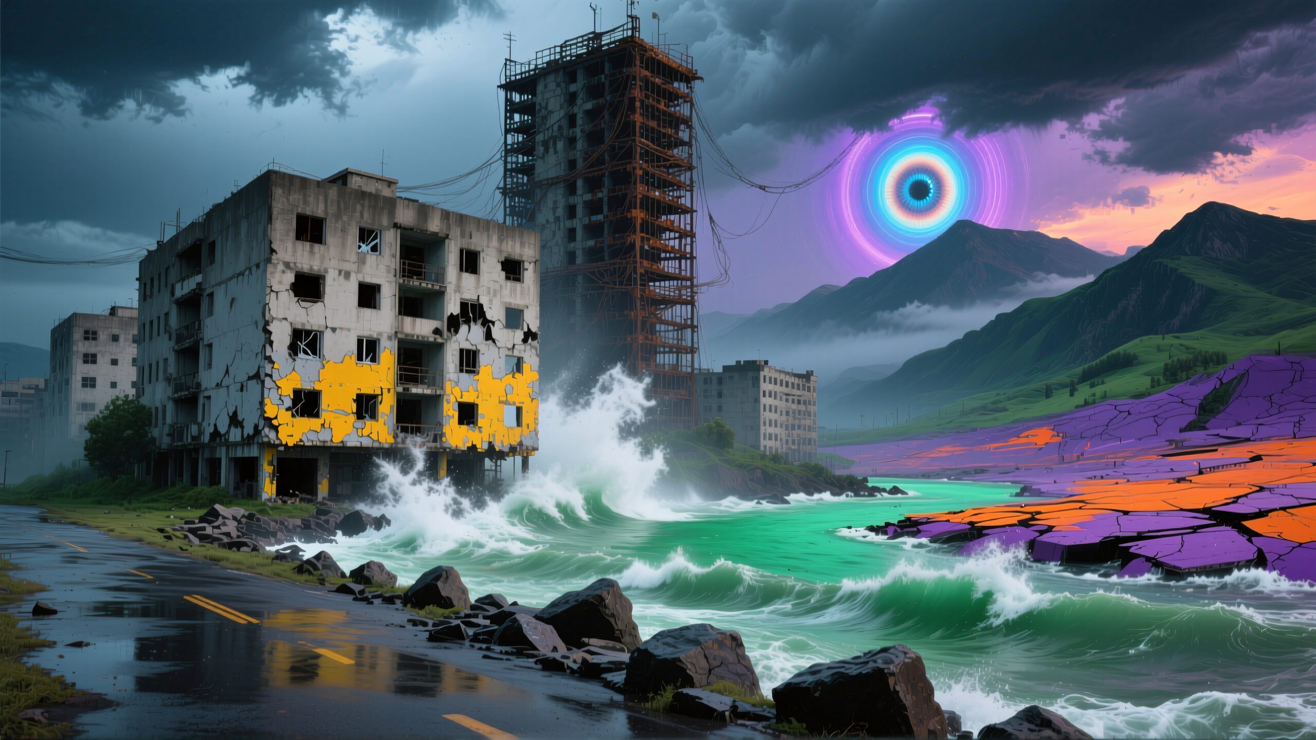 Apocalyptic Fusion of Nature and Technology