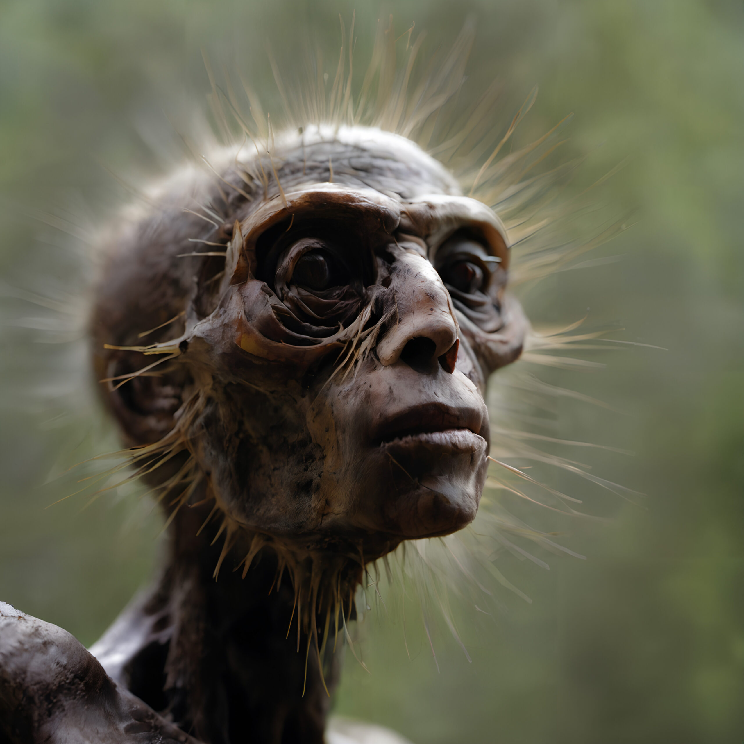 Missing Link with Humanoid Features