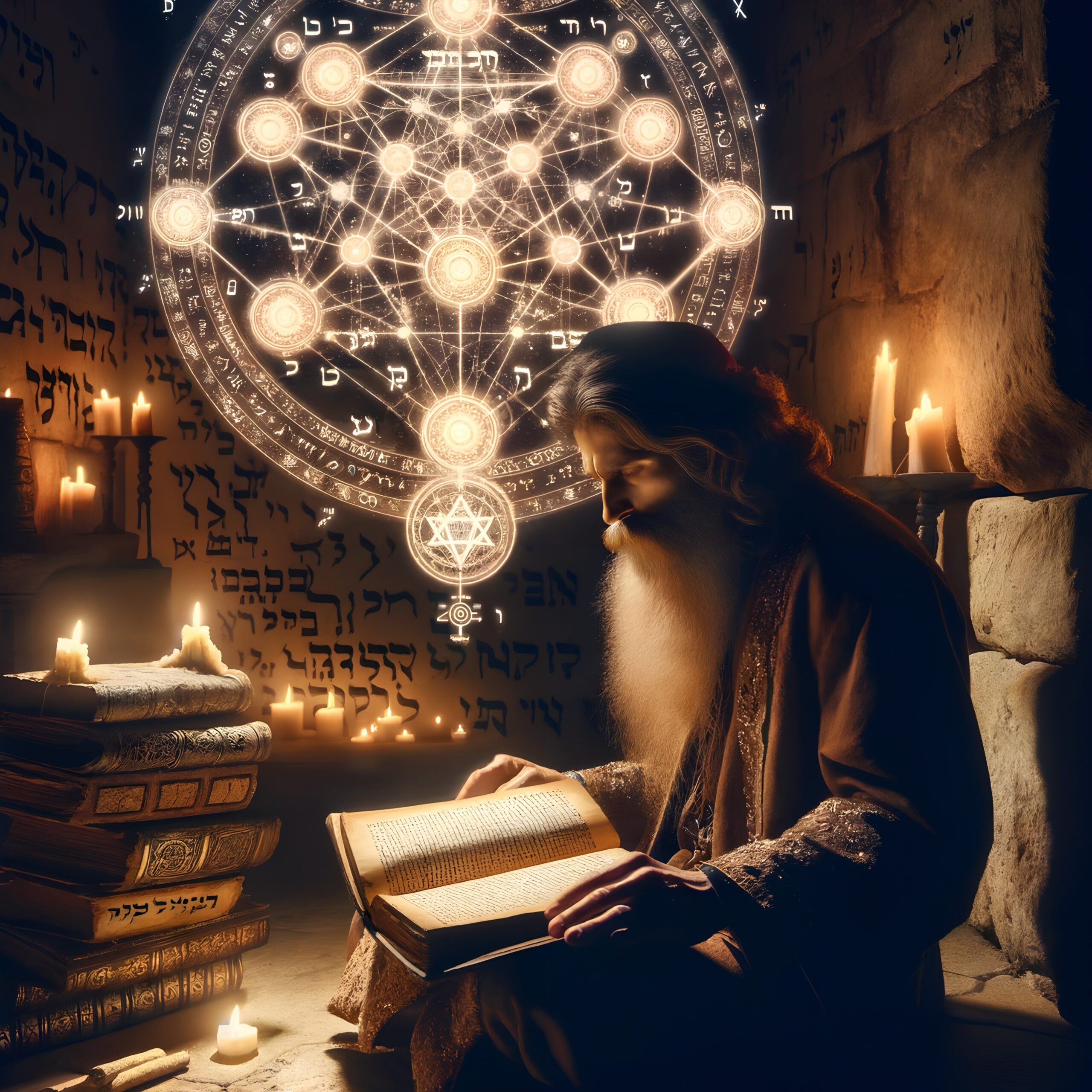 Mystical Scholar in Ancient Study