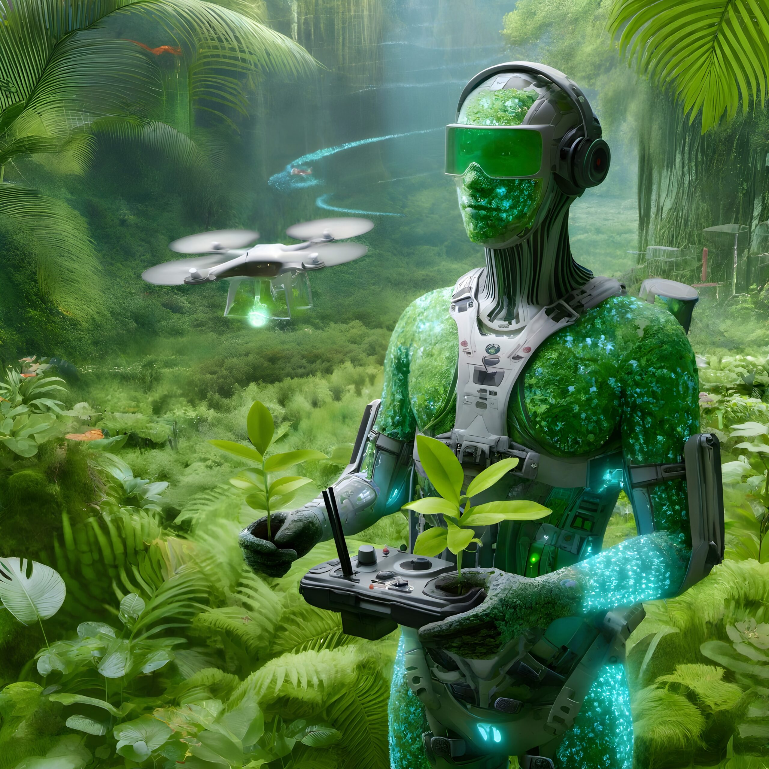 Nature and Technology Fusion Vision