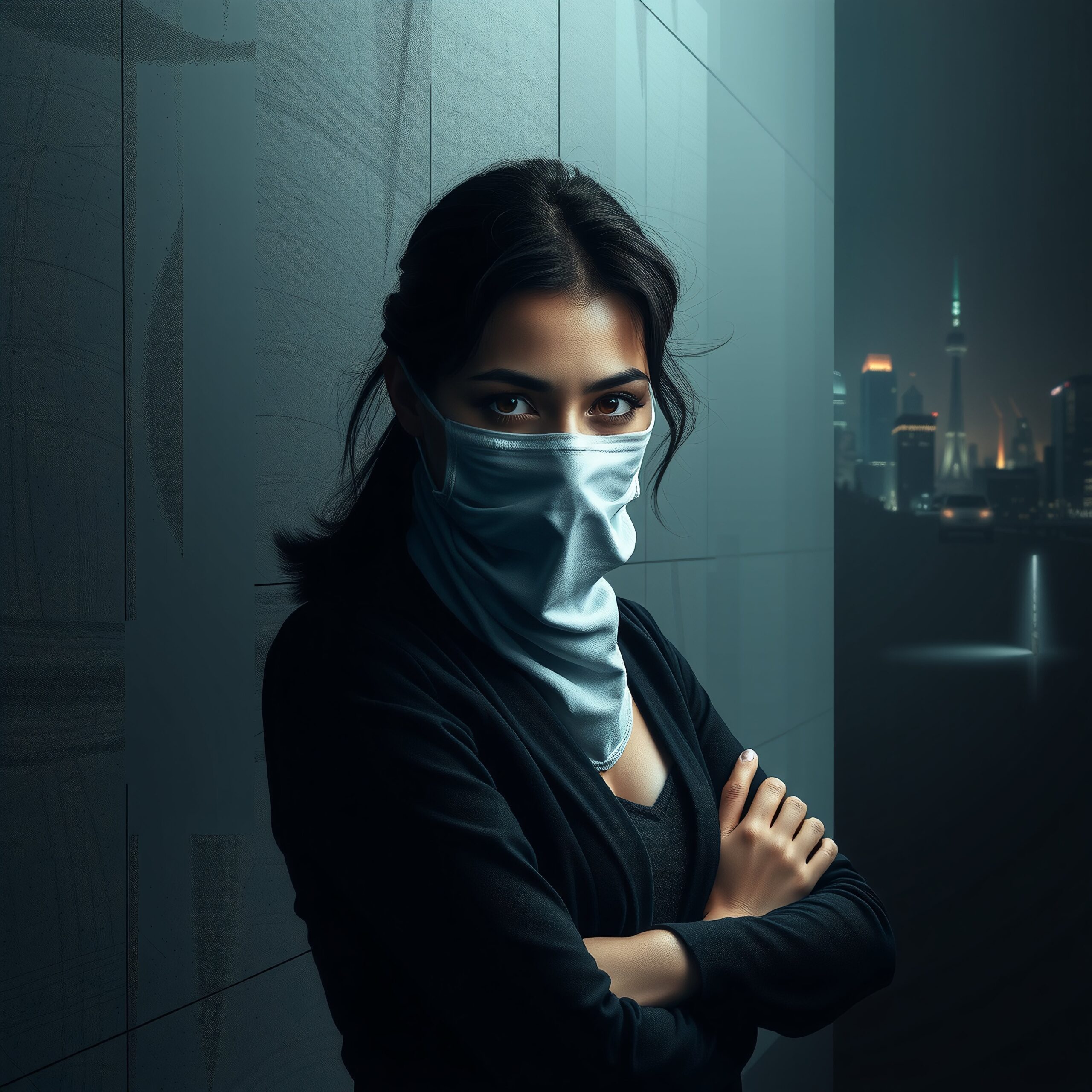 Urban Nighttime Mystery Woman