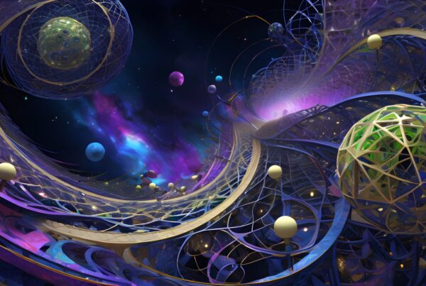 Interstellar Labyrinth: A Cosmic Dance of Geometric Harmony and Chaos