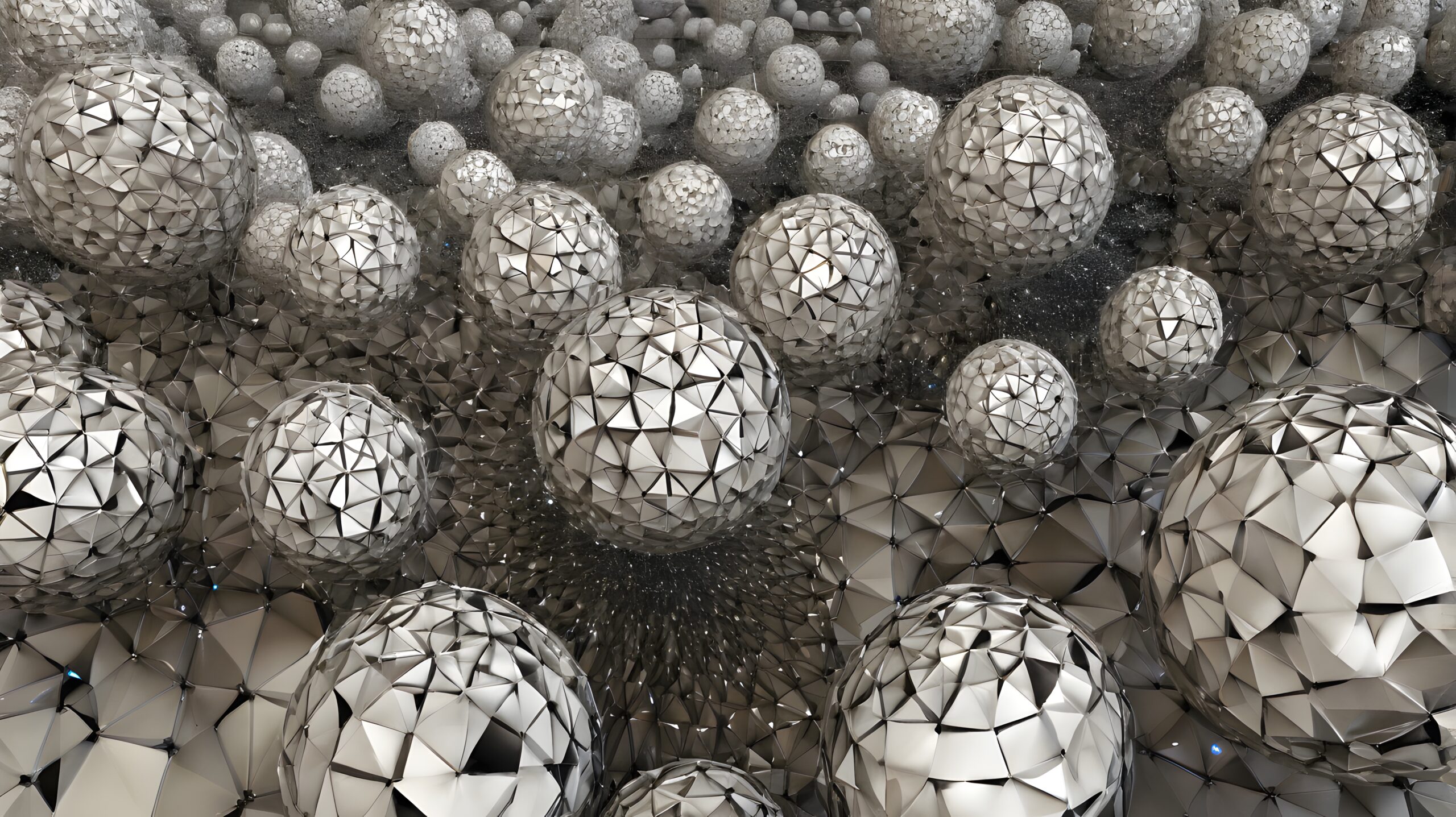 Metallic Geometric Spheres Cluster