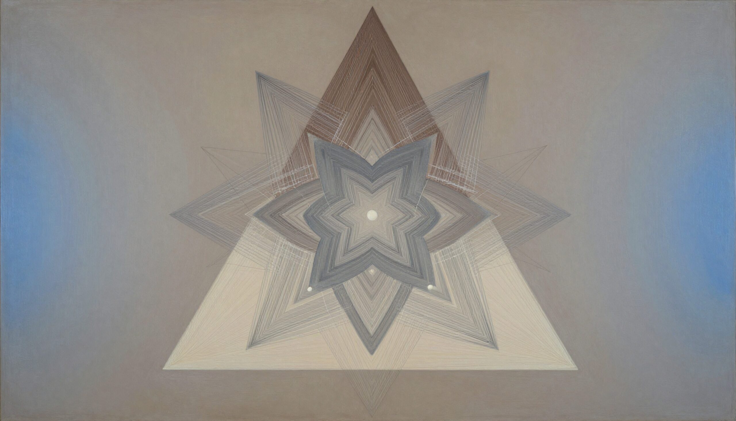 Geometric Star Design Art