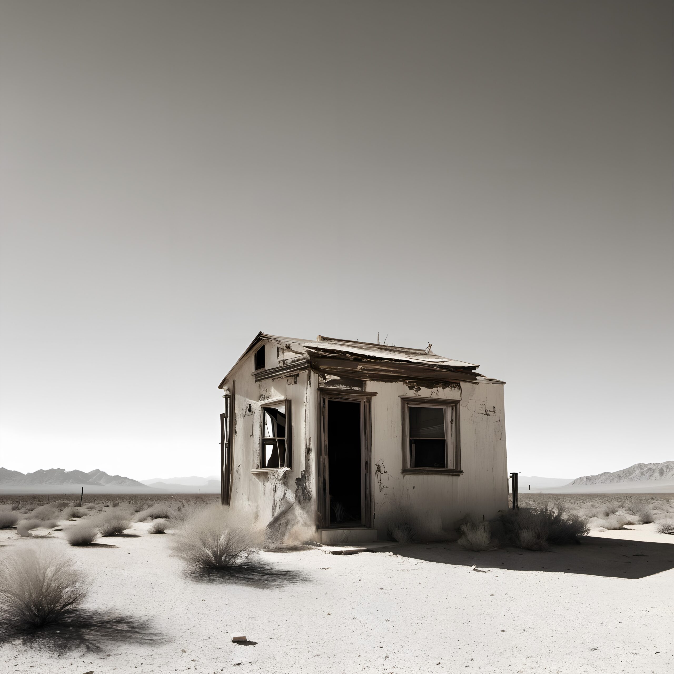 Abandoned Shack in Desert Vista