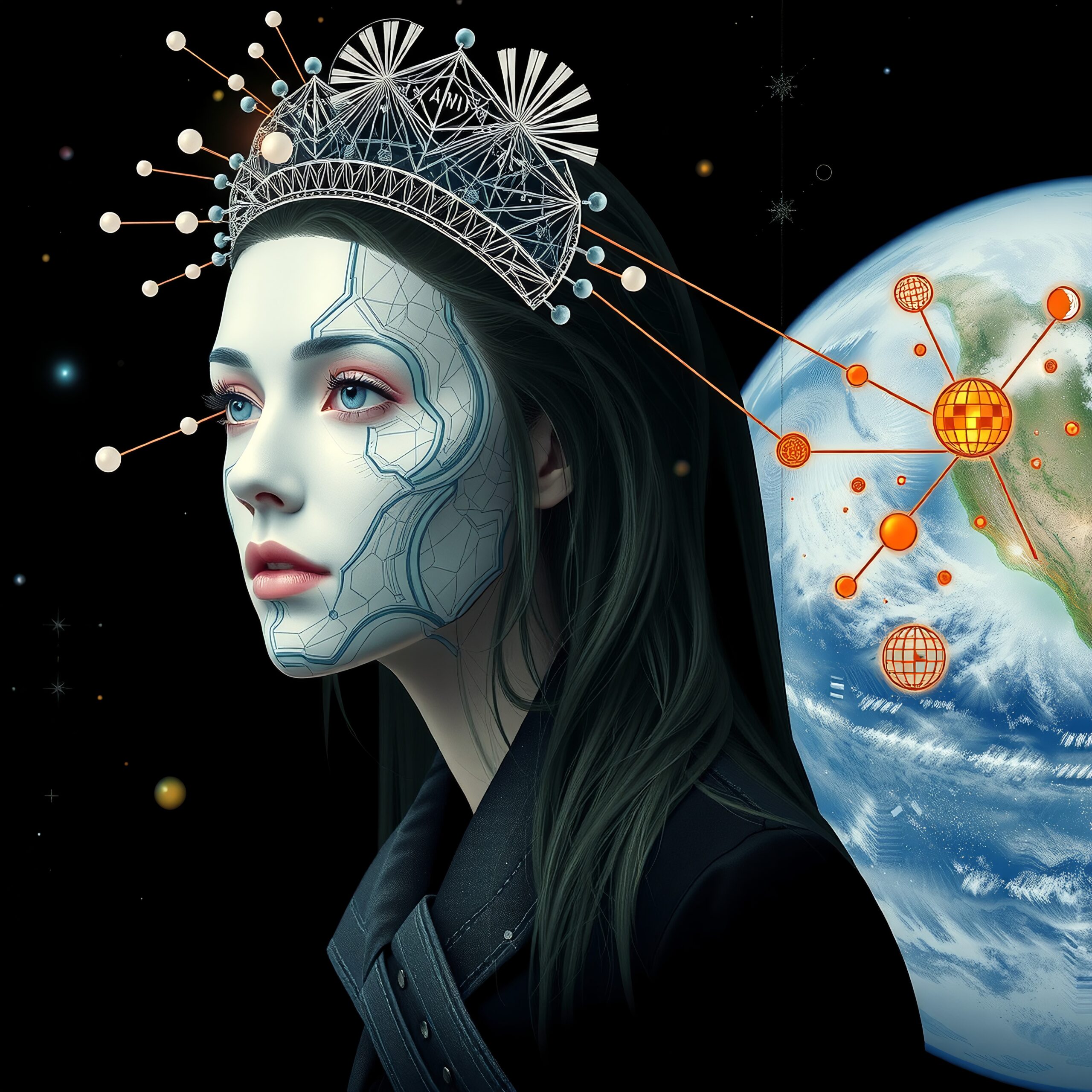 Cyborg Queen in Space Connection