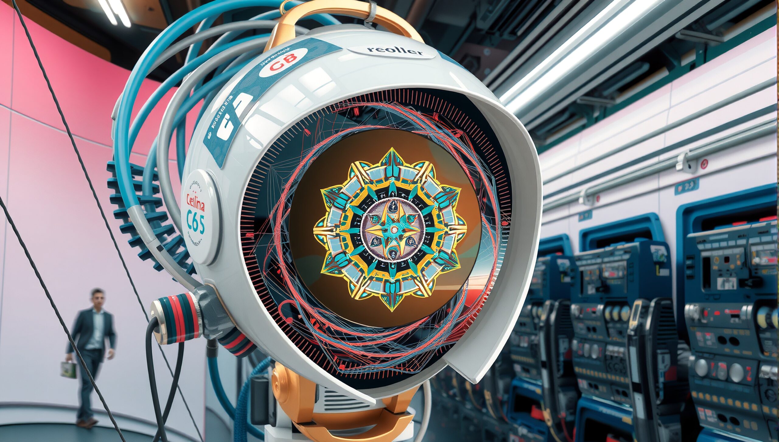Mandalas Meet Futuristic Technology