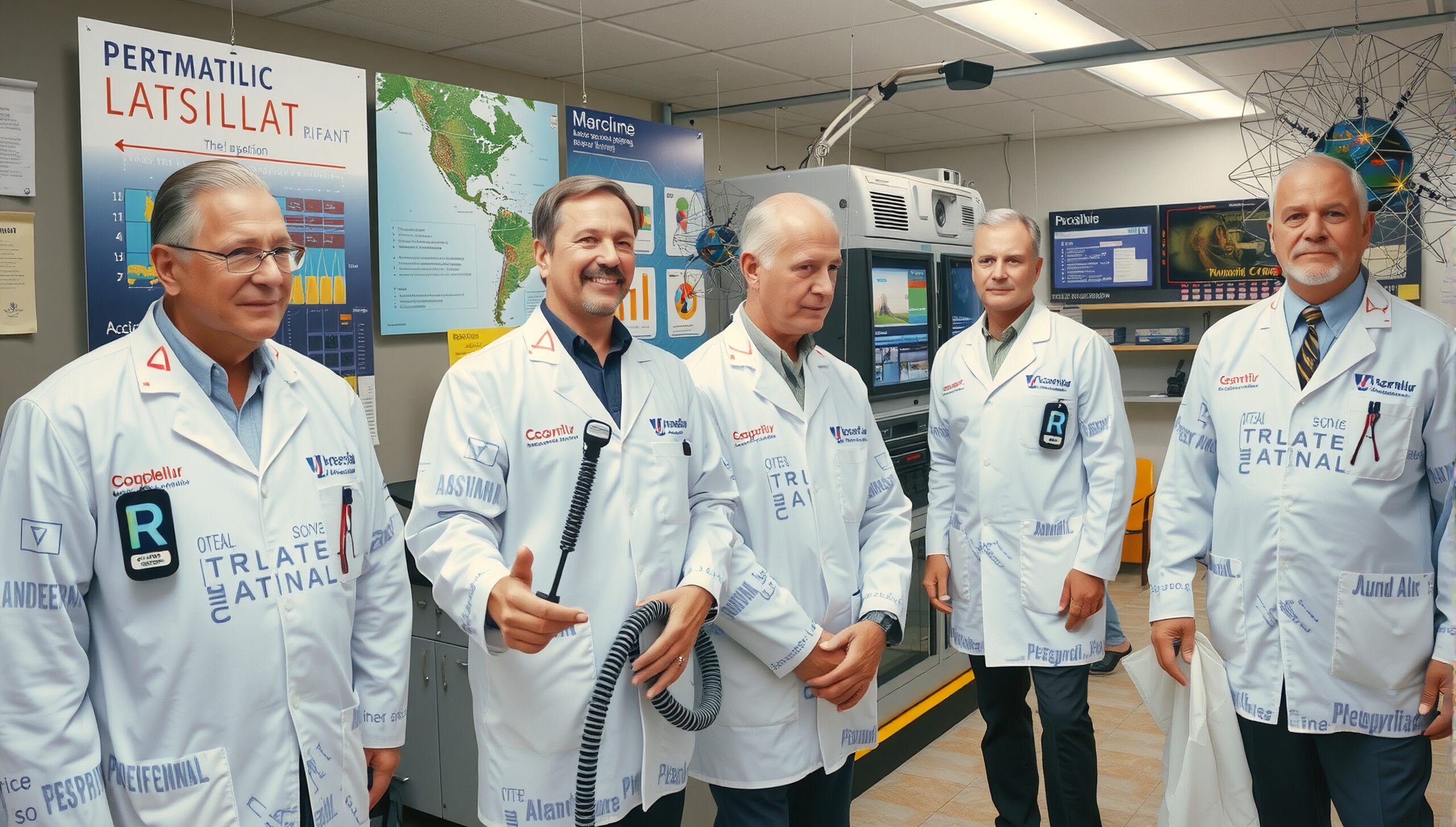 Science Experts Gather in Laboratory