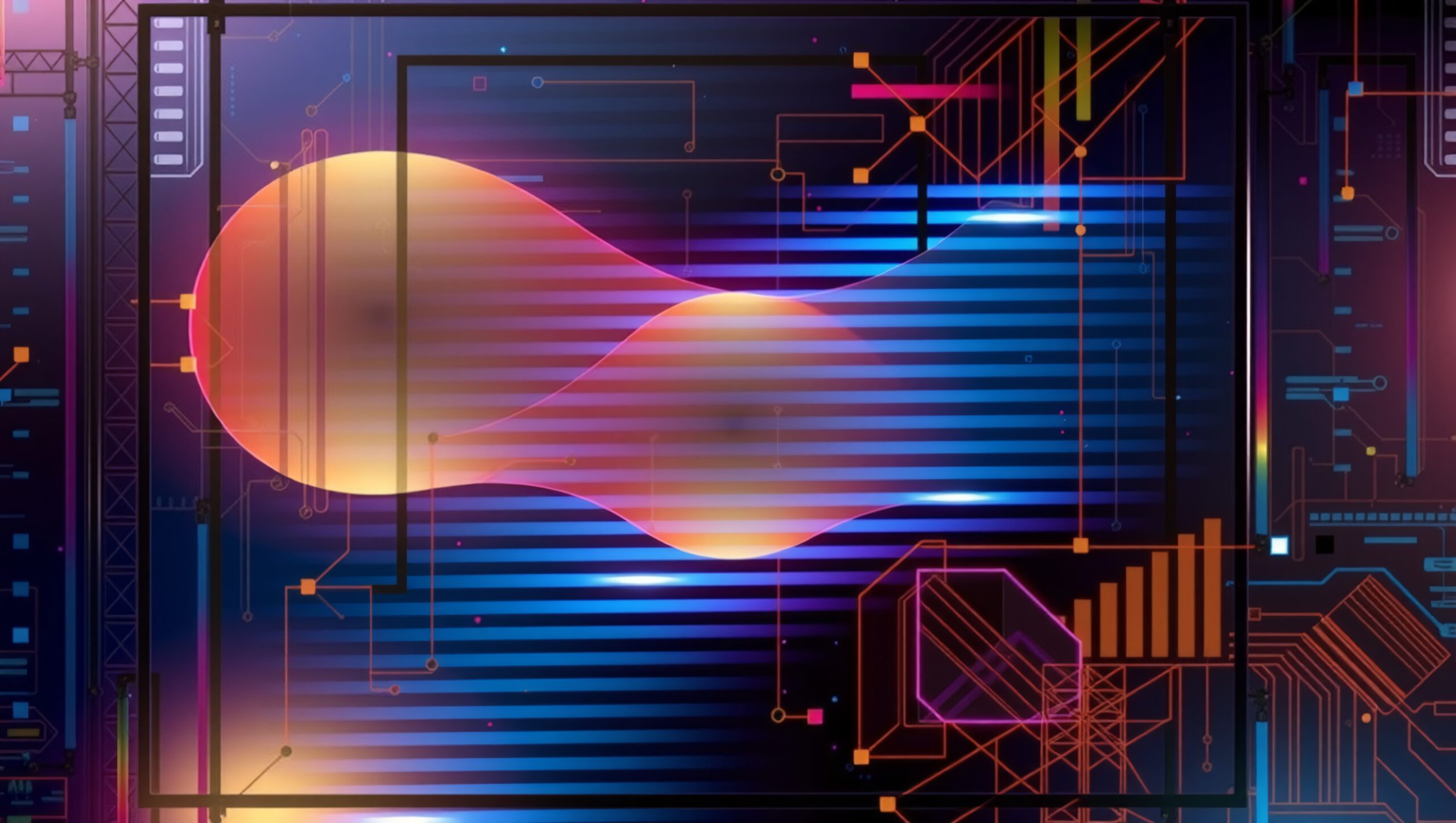 Futuristic Abstract Digital Interface