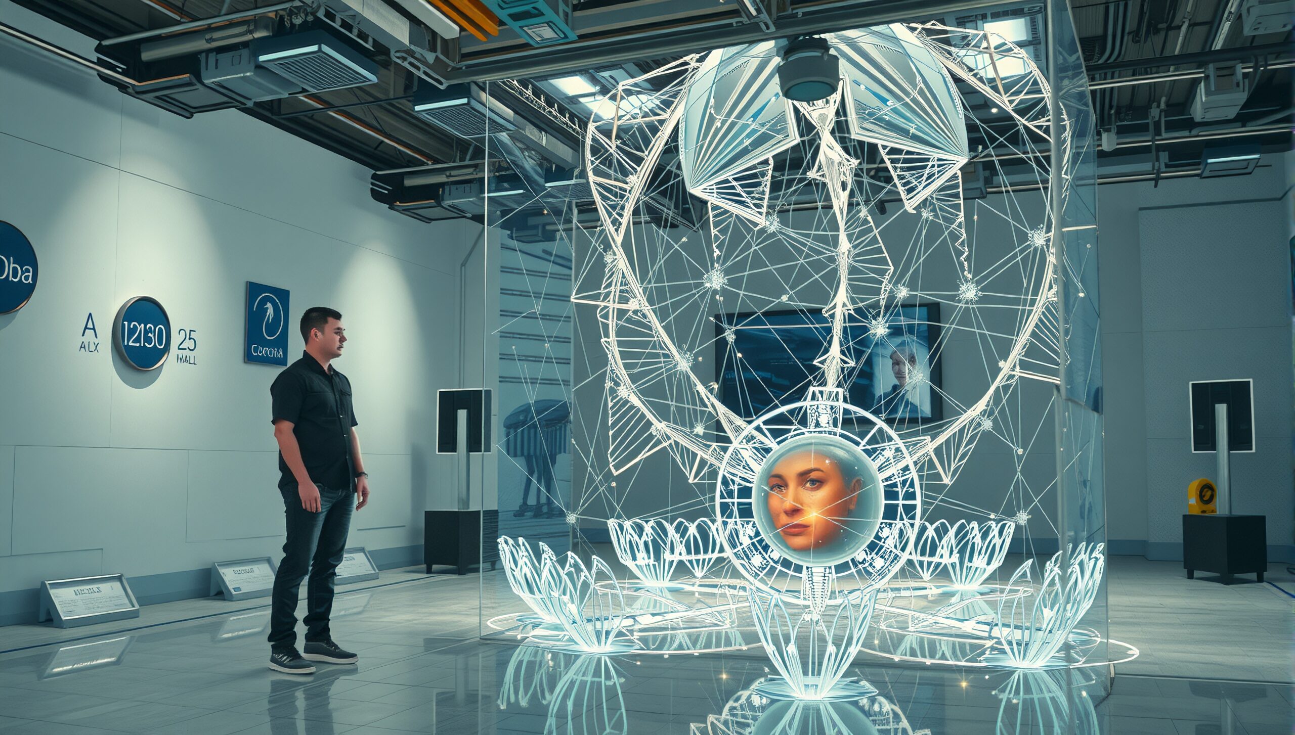 Futuristic Tech Meets Art Installation