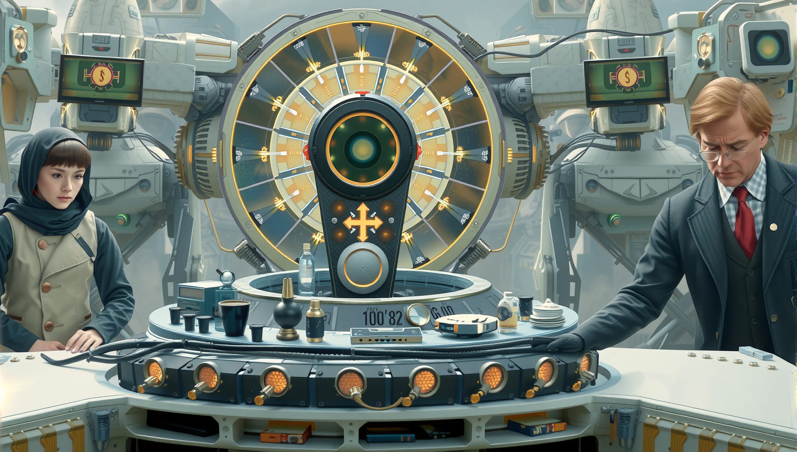 Futuristic Control Room Exploration