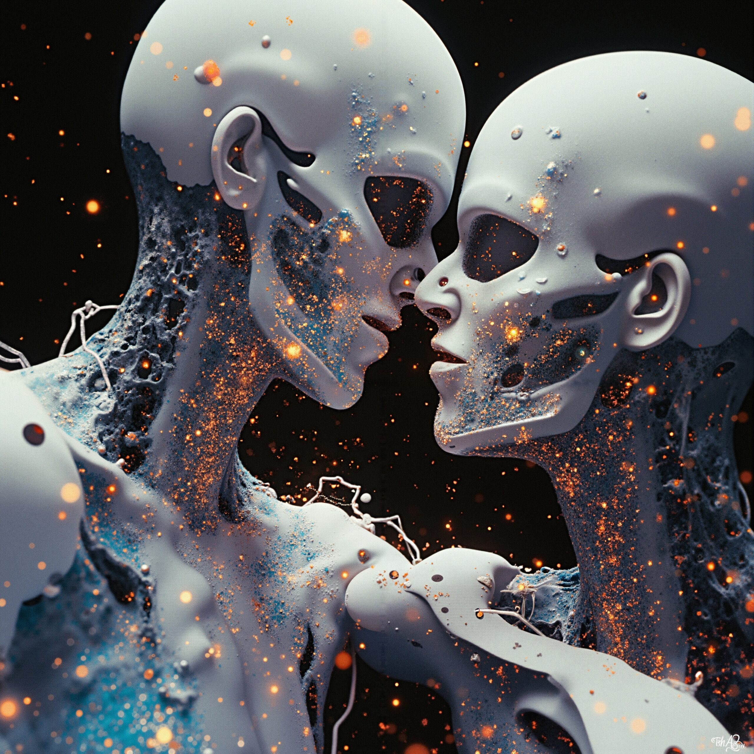Futuristic Love in Digital Realm
