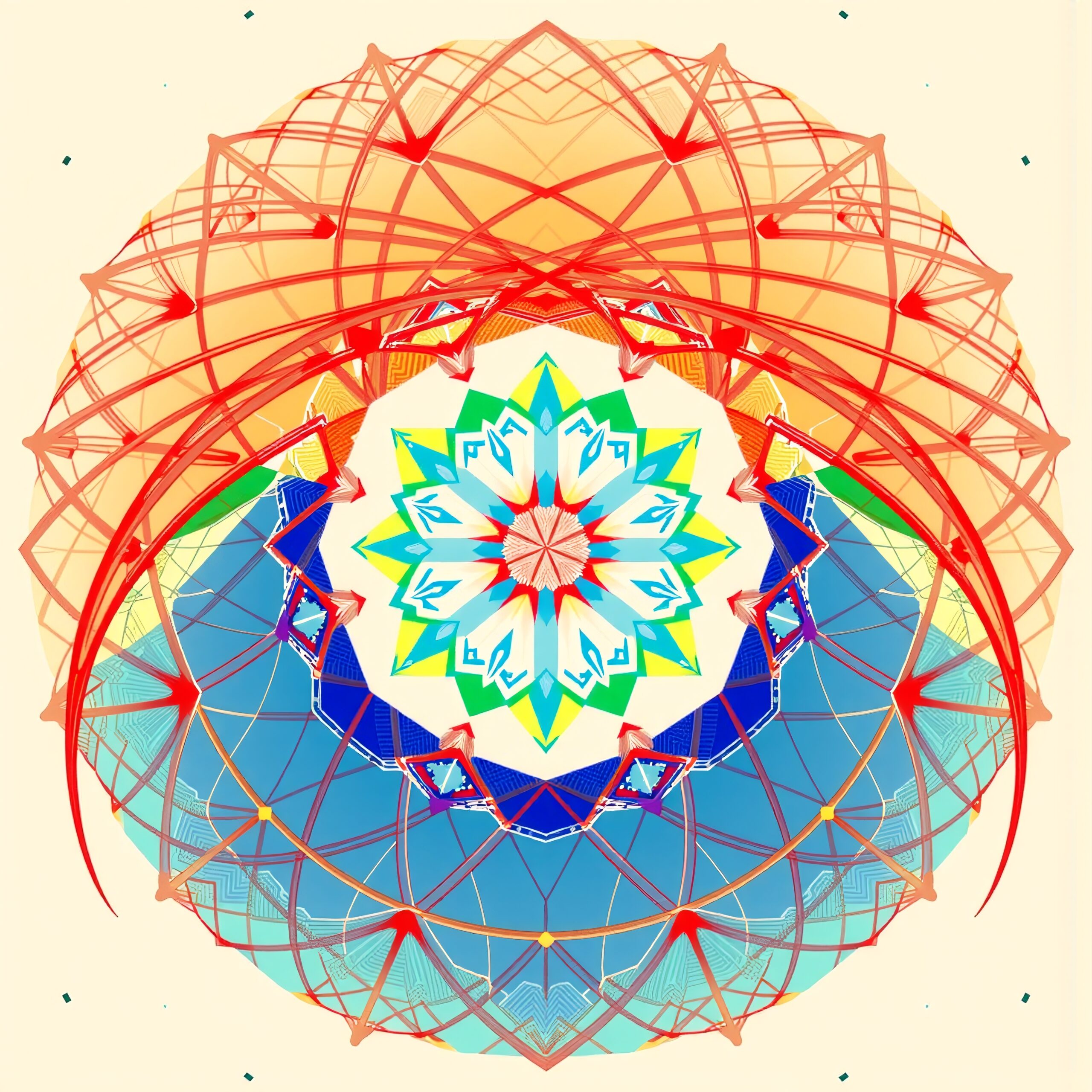 Intricate Geometric Mandala Art