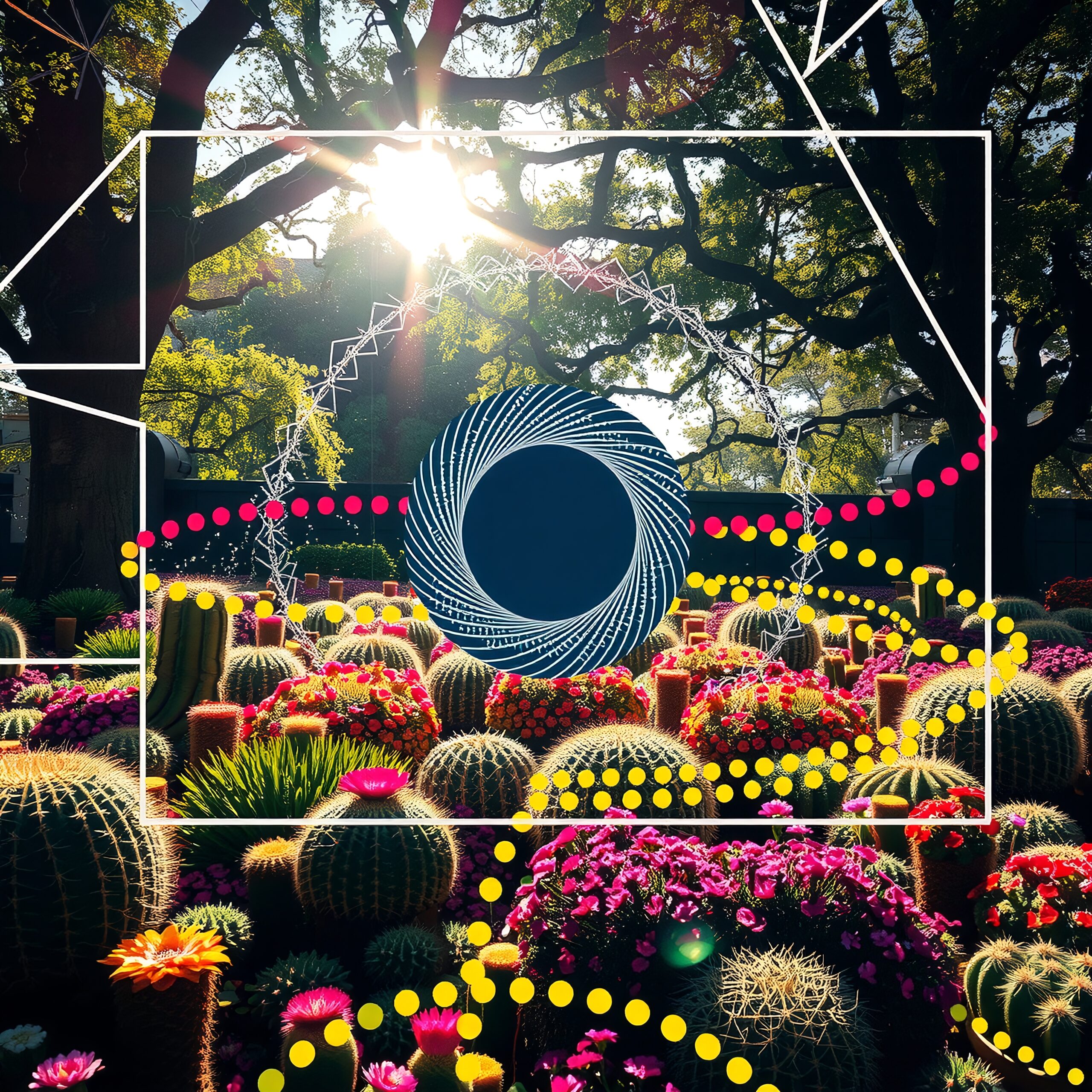 Artistic Fusion of Nature Patterns