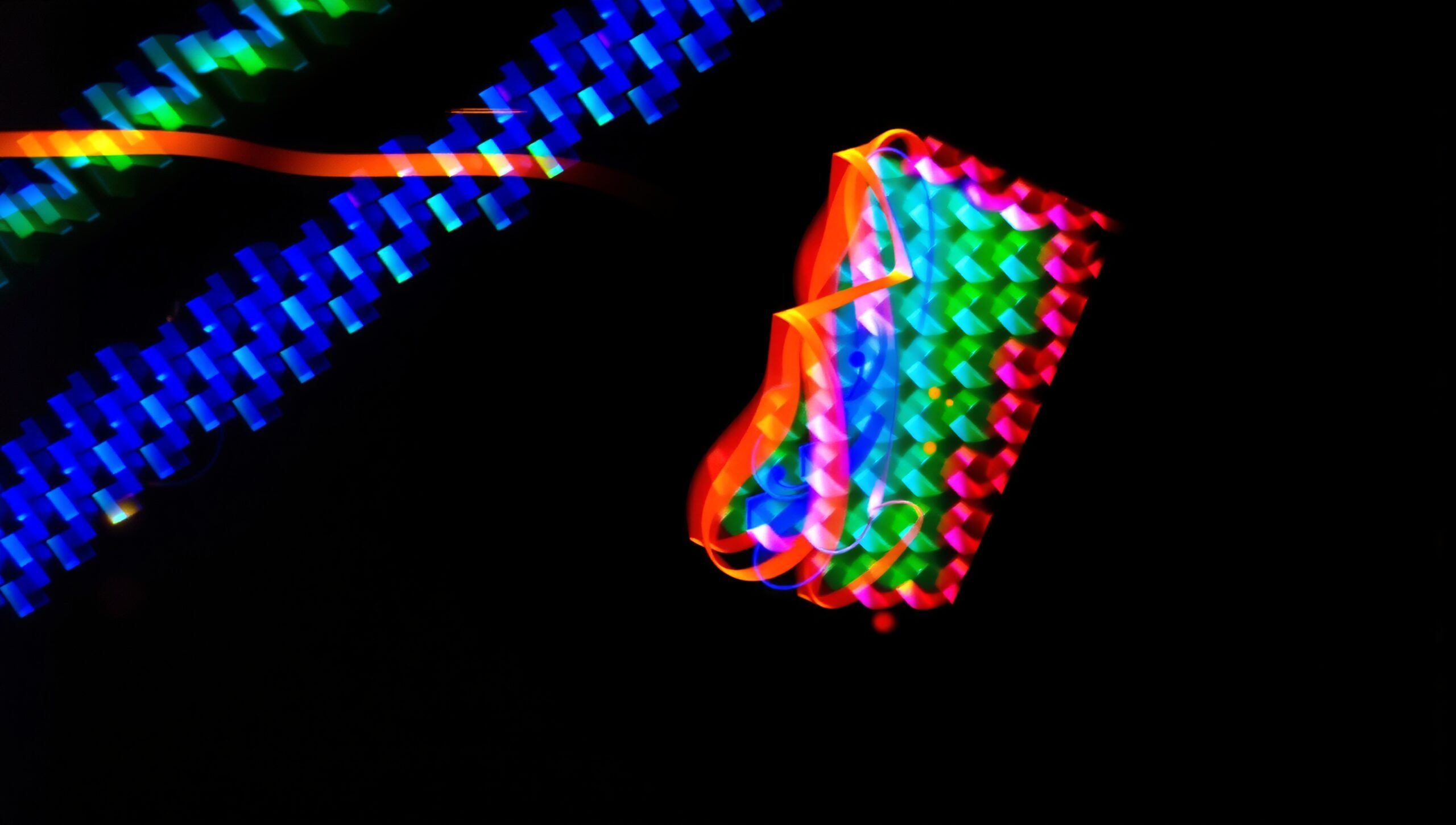 Vibrant Abstract Light Patterns